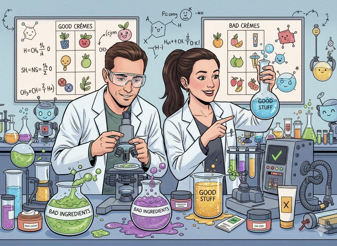 Use Case Skin Care Routine: Good stuff – Bad stuff